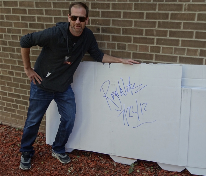 Roger Waters Signed Brick From "The Wall" Tour