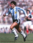 Diego Maradona Iconic Match Worn Custom Puma Shoes Circa 1981/1984 MEARS