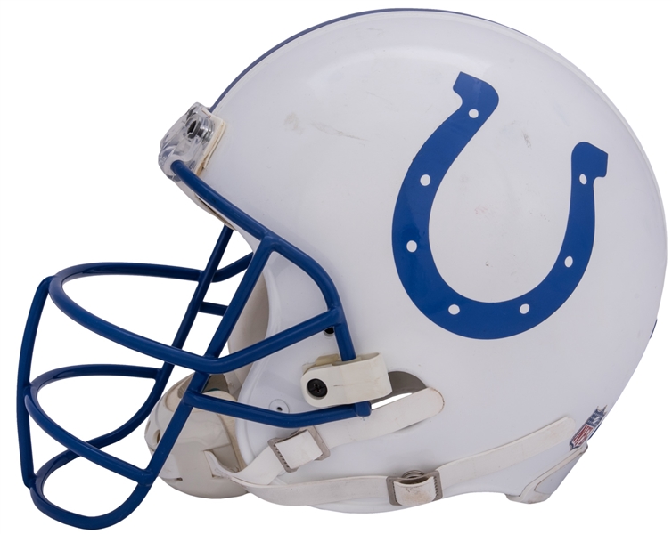 1998-99 Peyton Manning Rookie-Season Game-Used Indianapolis Colts Helmet (Sports Investors)
