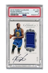 2016 Panini Flawless #V-KD Kevin Durant Vertical Patch-Auto (#25/25) PSA 9
