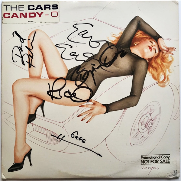 The Cars Band Signed “Candy-O” Album With All Five Members JSA & REAL