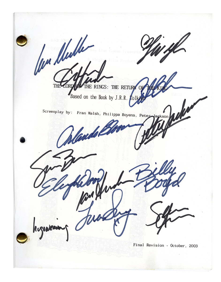 The Lord Of The Rings The Return Of The King Cast Signed Original the-lord-of-the-rings-the-return-of-the-king-cast-signed-original