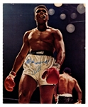 Muhammad Ali Signed Book Page Photograph