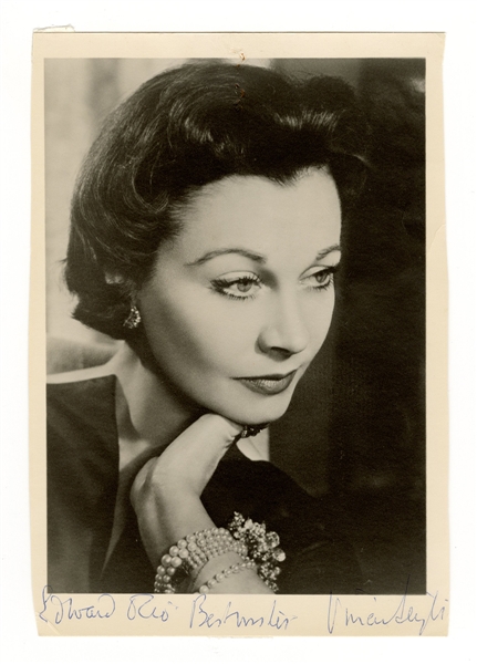Vivien Leigh Signed & Inscribed Photograph