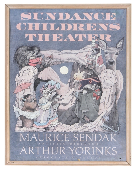 Maurice Sendak Signed and Inscribed Sundance Childrens Theater Poster