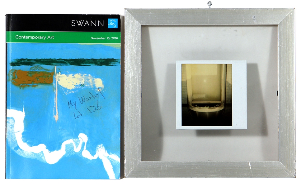 Andy Warhol "Urinal (Homage to Marcel Duchamp) Original Polaroid Photograph