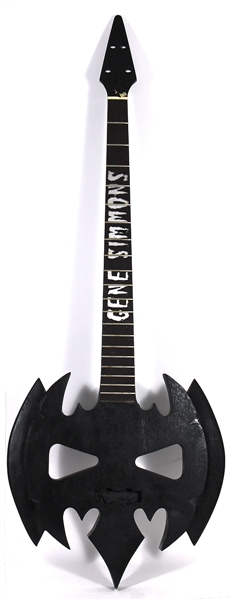 KISS Gene Simmons Unfinished Prototype of “Double Headed” AXE Guitar