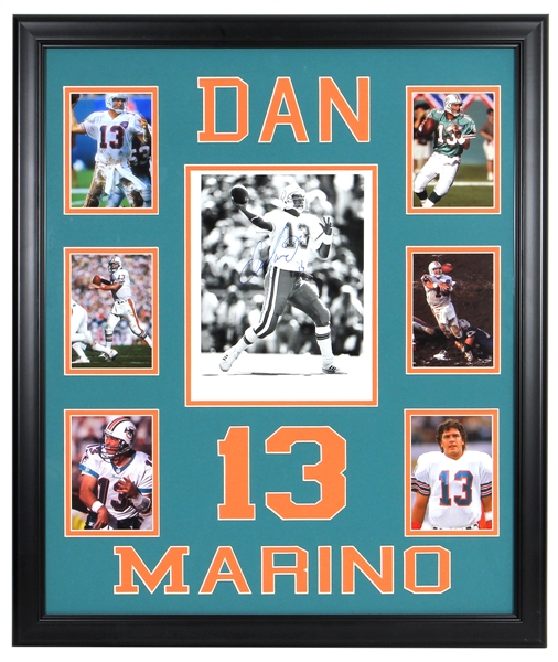 Dan Marino Signed Photograph Display JSA