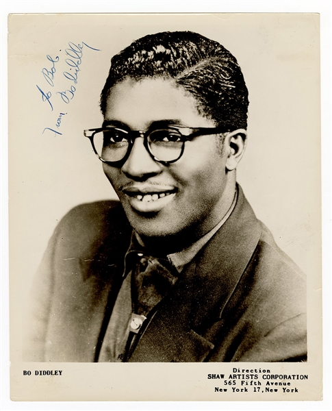 Bo Diddley Signed Photograph