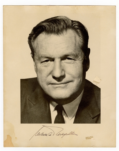 Nelson Rockefeller Signed Photograph