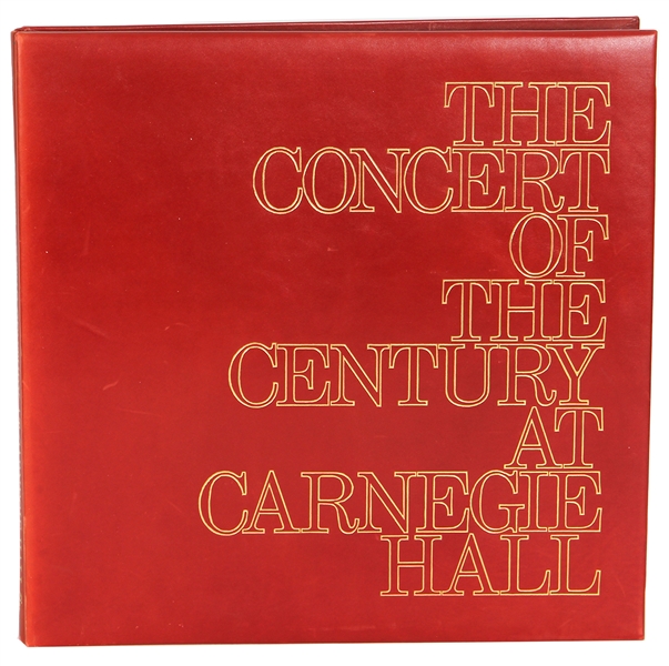 Signed “Century at Carnegie Hall” Limited Edition Book and Album Presentation