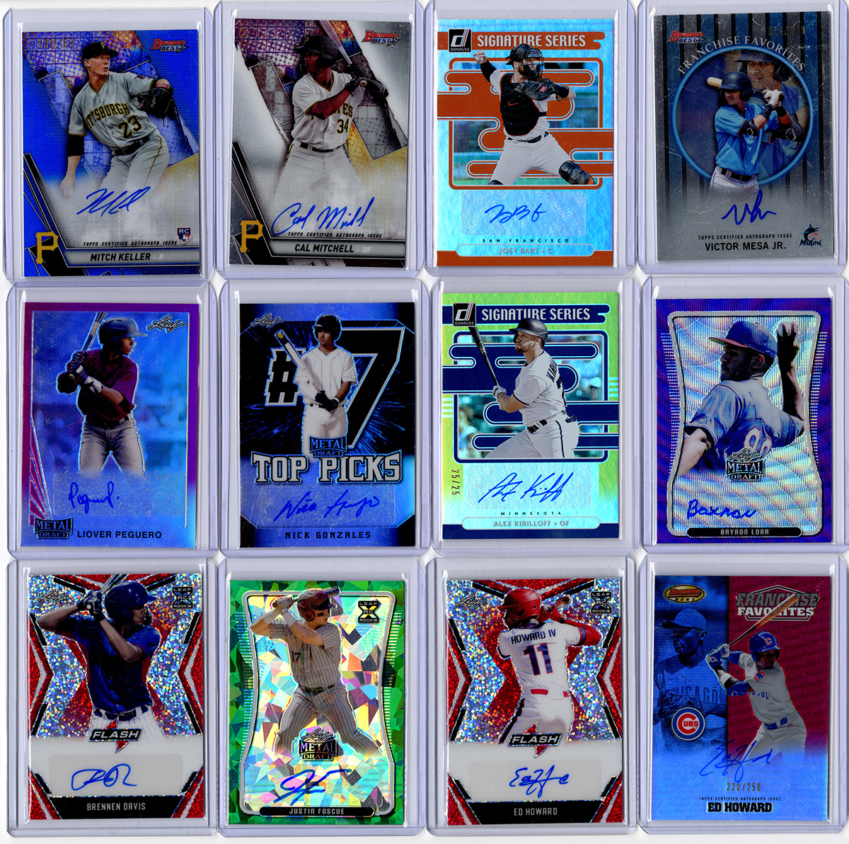 MLB Rising Stars Premium AutographOnly Jumbo Lot Barnebys