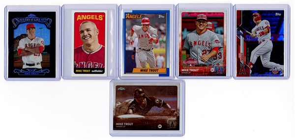 Mike Trout Baseball Card Lot (6)