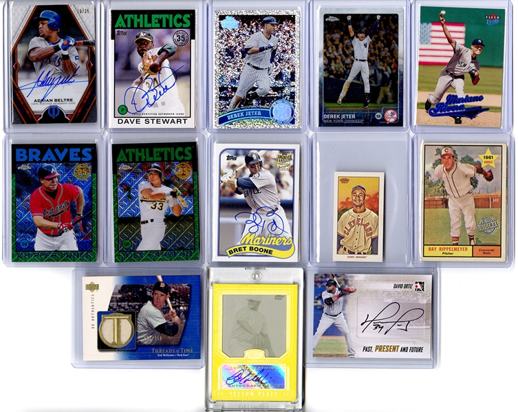 MLB Gallery of Greats (Ted Williams Game Worn Patch, David Ortiz Auto, and More)