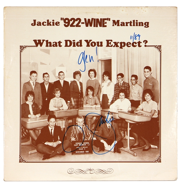Jackie Martling Signed “What Did You Expect?” Album