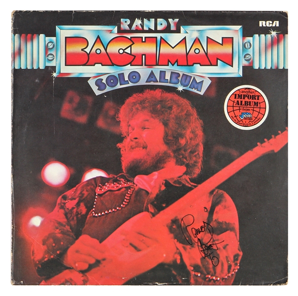 Randy Bachman Signed Solo Album