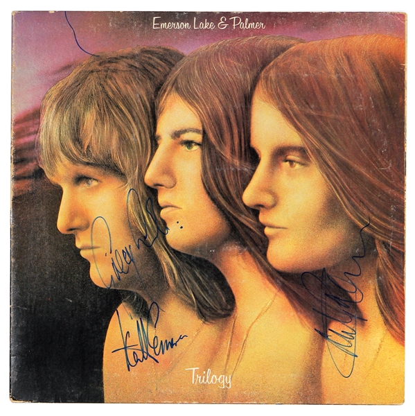 Emerson, Lake & Palmer Band Signed "Trilogy” Album