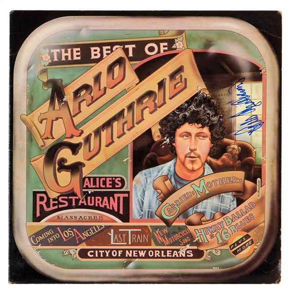 Arlo Guthrie Signed “The Best of Arlo Guthrie” Album