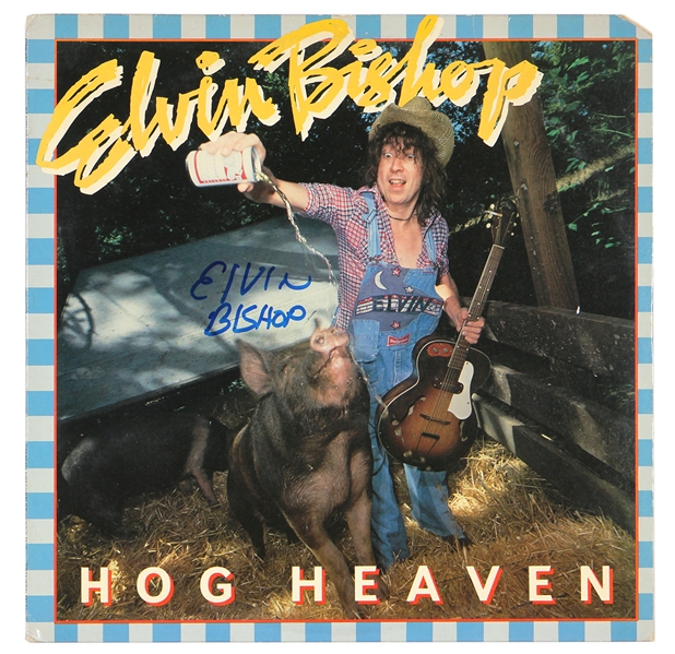 Elvin Bishop Signed “Hog Heaven” Album