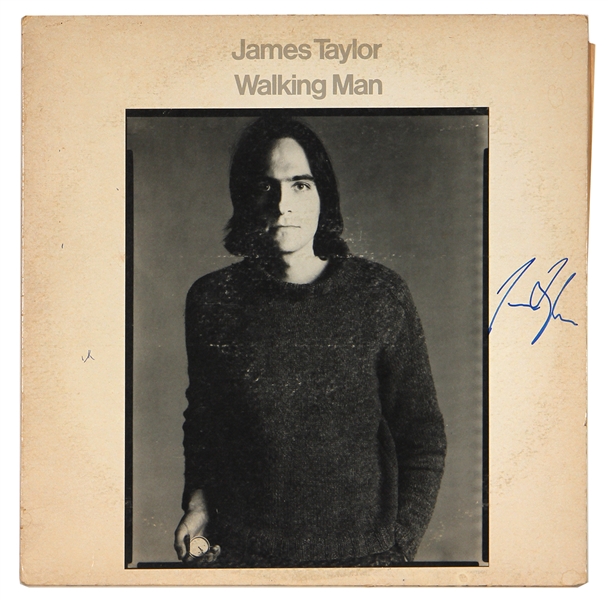 James Taylor Signed “Walking Man” Album