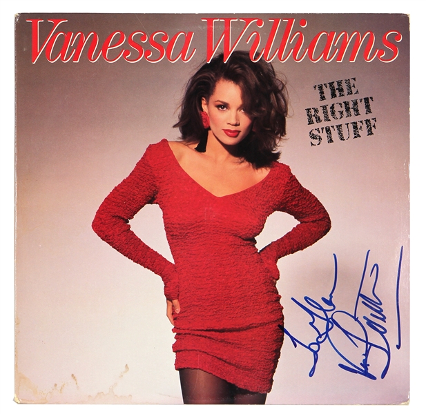 Vanessa Williams Signed “The Right Stuff” Album