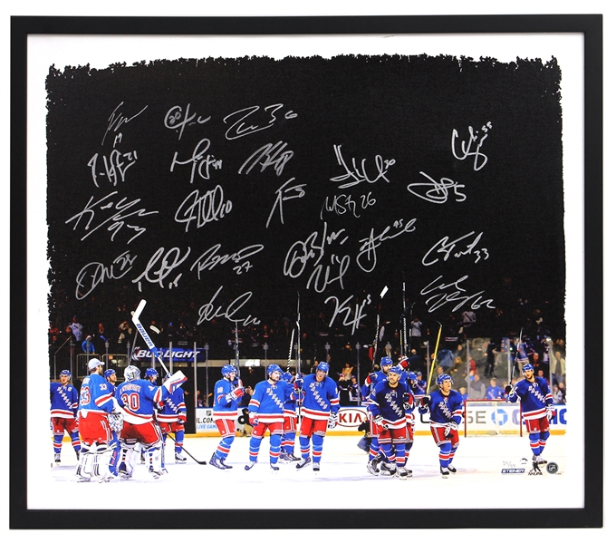 NY Rangers Championship Team Signed Photograph