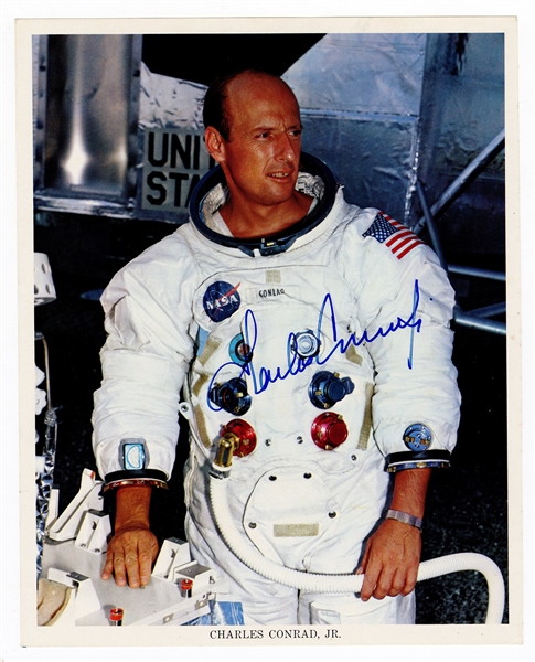 Charles Conrad Signed NASA Photograph JSA