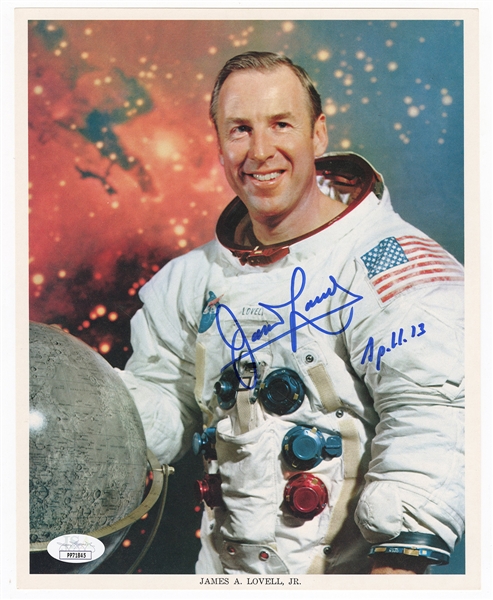Astronaut James Lovell Signed NASA Photograph JSA