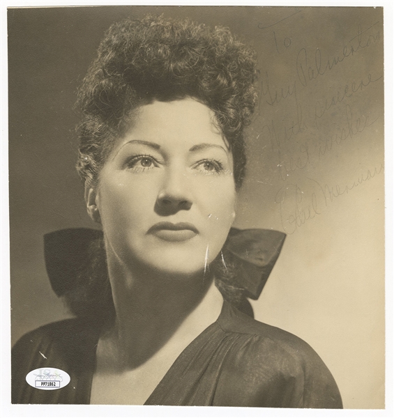 Ethel Merman Signed Photograph JSA