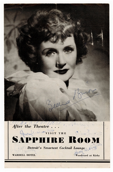 Billie Burke and The Vinegar Tree Cast Signed Theatre Program 1942 JSA