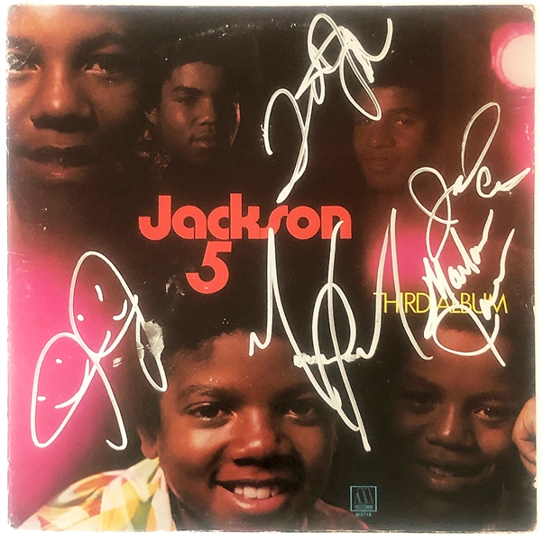 Jackson 5 Signed "Third Album" JSA