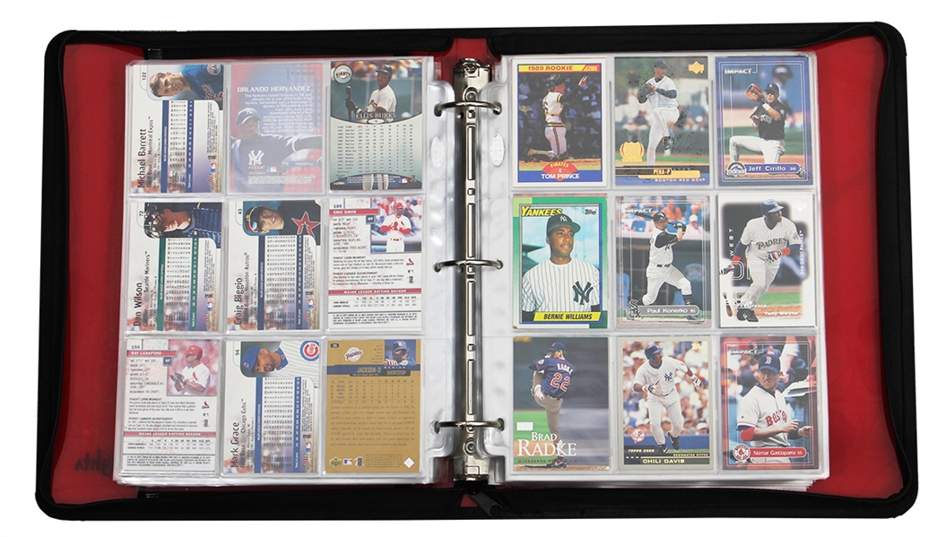 Collection of 445 Baseball Cards from 1999-2000 (Ken Griffey Jr., Barry Bonds, Vladimir Guerrero