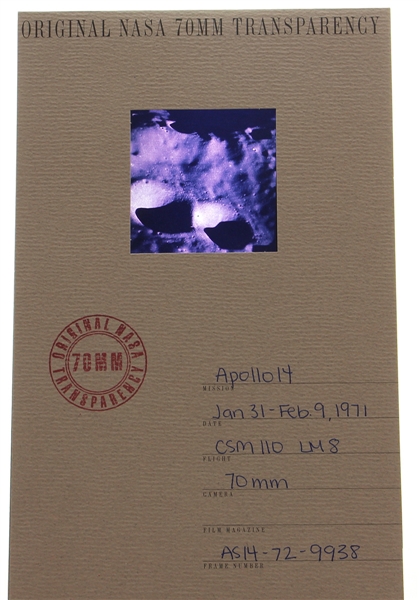 Apollo 14 Original NASA 70mm Transparency