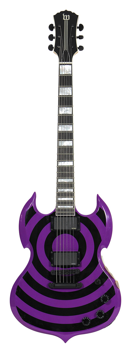Zakk wylde purple guitar discount