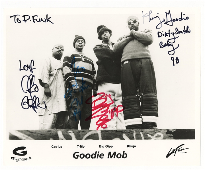 Goodie Mob Signed & Inscribed Promotional Photograph
