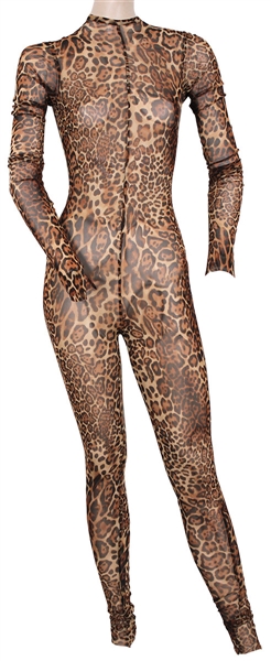 Rihanna "Interview Magazine" Photoshoot Worn Leopard Catsuit (Bodysuit)