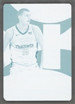 2019 Immaculate Collection #LA-NJK 2017-18 Immaculate Collection Nikola Jokic Cyan Printing Plate (#1/1)