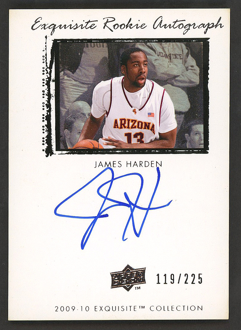 autographed james harden jersey