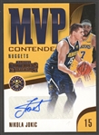 2018-2019 Nikola Jokic MVP Contenders Basketball #MVP-NJK Autograph (17/25)
