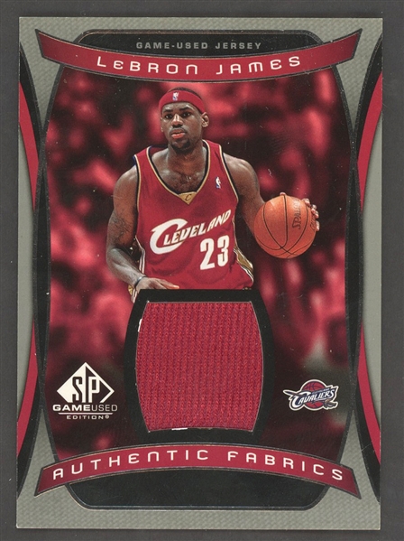 Lot Detail - 2004-05 LeBron James Game Used and Signed Cleveland Cavaliers  Home Jersey (MEARS & UDA)