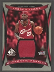 2004 LeBron James Game-Used Jersey Authentic Fabrics #AF-LJ Upper Deck Card