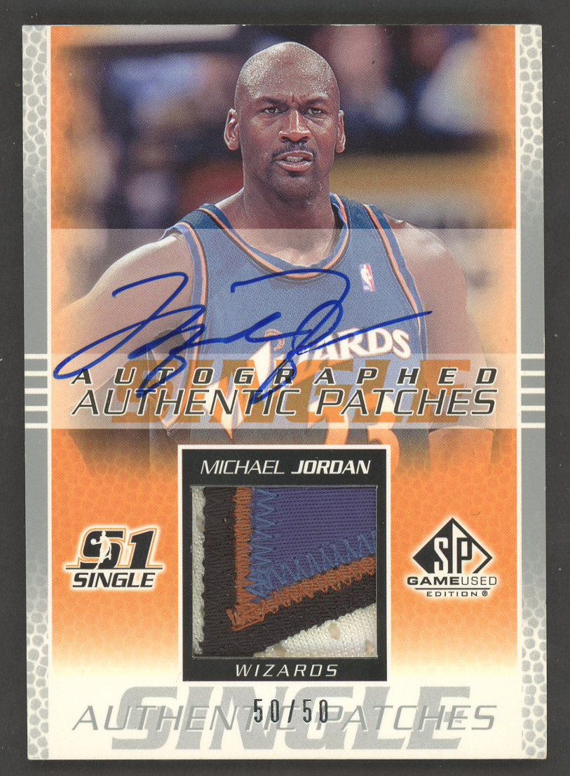 Game Used Jersey Michael Jordan Cards - Michael Jordan Cards