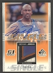 2003-2004 Michael Jordan SP Game Used Edition #MJ-AP Patch Autograph Card (#50/50)