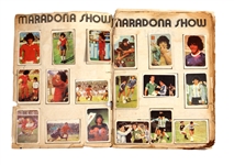 Incredible Diego Maradona 1979 Super Futbol Complete Album – 25 Rookie Maradona Cards