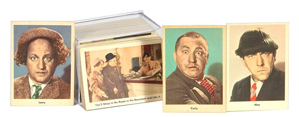 High-Grade 1959 Fleer “The Three Stooges” Complete Card Set (96)