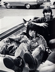 Keith Richards Owned and Played 1957 Mickey Baker Model Gibson Les Paul Custom Guitar Traded To Gram Parsons