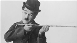 Charlie Chaplin Owned and Film Used Iconic The Tramp Bamboo Cane