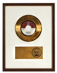 The Doors "Light My Fire" Original RIAA White Matte 45 Record Award Presented to The Doors