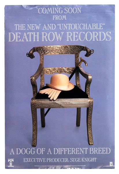 Nate Dogg “Dogg of a Different Breed” Death Row Records Promotional Poster