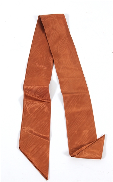 Elvis Presley Owned & Worn Orange Cravat